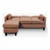 Canapea extensibilă Astan Hogar Chaise Lounge Ciocolată
