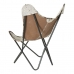 Кресло DKD Home Decor 8424001824403 Серый Кожа Белый Светло-коричневый Железо (70 x 70 x 90 cm)
