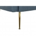 Fotel DKD Home Decor Niebieski Złoty Piana Drewno Metal Plastikowy 81 x 75 x 73 cm