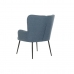 Fotelis DKD Home Decor Mėlyna Juoda Metalinis 70 x 60 x 84 cm