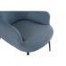 Кресло DKD Home Decor Синий Чёрный Металл 70 x 60 x 84 cm