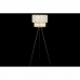 Álló Lámpa DKD Home Decor Természetes Fekete Fém Pálmafák Poliészter Gyarmati (60 x 60 x 129 cm)