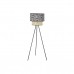 Lampada da Terra DKD Home Decor Naturale Nero Metallo Palme Poliestere Coloniale (60 x 60 x 129 cm)