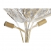 Lampă cu Picior DKD Home Decor Gri Metal Tropical Frunza a unei plante (51 x 51 x 87 cm)