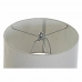 Lampe de bureau DKD Home Decor Mosaïque Porcelaine Doré Polyester Blanc 220 V 60 W (35 x 35 x 57 cm)