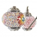 Lámpara de mesa DKD Home Decor Multicolor Metal Cristal 50 W 220 V 35 x 18 x 63 cm (2 Unidades)