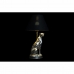 Galda lampa DKD Home Decor Sudrabains Melns Bronza 26 x 26 x 46 cm Sveķi 220 V 50 W (2 gb.)