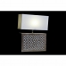 Bureaulamp DKD Home Decor Bruin Polyester Wit Mangohout 50 W (33 x 12 x 41 cm)