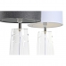 Lampă de masă DKD Home Decor Geam Transparent Alb Gri deschis 30 x 30 x 54 cm (2 Unități)
