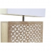 Stolní lampa DKD Home Decor Kaštanová Polyester Bílý mangové dřevo 50 W (33 x 12 x 41 cm)