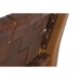 Σκαμπό DKD Home Decor Ξύλο Τικ Καφέ Δέρμα (41 x 53 x 90 cm)