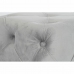 Bench DKD Home Decor   Grey Polyester Velvet MDF Wood (88 x 53 x 48 cm)