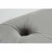 Bench DKD Home Decor   Grey Polyester Velvet MDF Wood (88 x 53 x 48 cm)