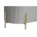 Bench DKD Home Decor   Grey Golden Metal 123 x 50 x 45 cm