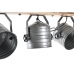 Lampa Sufitowa DKD Home Decor Brązowy Srebrzysty Żelazo Drewno mango 50 W 72 x 16 x 32 cm