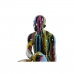 Figura Decorativa DKD Home Decor 25,5 x 14 x 21,5 cm Preto Multicolor (2 Unidades)