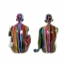 Figurine Décorative DKD Home Decor 25,5 x 14 x 21,5 cm Noir Multicouleur (2 Unités)