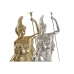 Decoratieve figuren DKD Home Decor 16,5 x 10,5 x 50 cm Zilverkleurig Gouden Neoklassiek (2 Stuks)