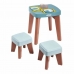 Mesa com 2 cadeiras Ecoiffier Plástico Multicolor (13 Peças)