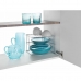 Kitchen Cupboard Organiser Metaltex Palio 3 Shelves Metal (25 x 25 x 19 cm)