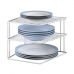 Contenitore per Sistemare per Mobile da Cucina Metaltex Silos 3 Mensole Metallo (25 x 25 x 19 cm)