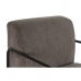 Fotel DKD Home Decor Czarny Brązowy Poliester Żelazo (64 x 74 x 79 cm)