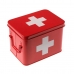 Kutija za Prvu Pomoć Versa Crvena Čelik (14,3 x 15,7 x 21,5 cm)