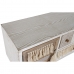 Credenza DKD Home Decor Abete Cotone Bianco (120 x 35 x 80 cm)
