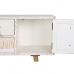 Sivupöytä DKD Home Decor Kuusi Puuvilla Valkoinen (120 x 35 x 80 cm)
