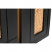 Příborník DKD Home Decor Černý Ratan mangové dřevo (160 x 40 x 90 cm)