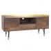 møbler DKD Home Decor Mørkebrun Metal Mangotræ (130 x 45 x 60 cm)