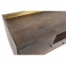 Nábytek na TV DKD Home Decor Tmavě hnědá Kov mangové dřevo (130 x 45 x 60 cm)