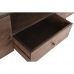 Nábytek na TV DKD Home Decor Tmavě hnědá Kov mangové dřevo (130 x 45 x 60 cm)