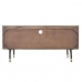 TV-möbler DKD Home Decor Mörkbrun Metall Mangoträ (130 x 45 x 60 cm)