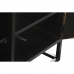 TV furniture DKD Home Decor Black Metal Wood (120 x 37 x 50 cm)