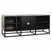 Mueble de TV DKD Home Decor Negro Metal Madera (120 x 37 x 50 cm)