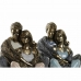 Figurine Décorative DKD Home Decor Cuivre Moderne Couple 12 x 10,5 x 12 cm (2 Unités)