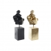 Figurine Décorative DKD Home Decor Couple Noir Doré 15,5 x 13,5 x 37,5 cm (2 Unités)