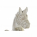 Dekoratív Figura DKD Home Decor 8424001847884 Ló Antik kivitelben Aranysàrga Fehér Vas Albassia fa (42 x 22 x 49 cm)