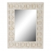 Nástenné zrkadlo DKD Home Decor Biela Mangové drevo Čistenie (93,5 x 4,7 x 120,3 cm)