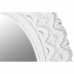Lustro ścienne DKD Home Decor 58 x 2,5 x 86 cm Szkło Biały Indianin Drewno MDF Wytrawianie