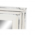 Τοίχο καθρέφτη DKD Home Decor Λευκό Ξύλο Κρυστάλλινο Ξύλο MDF Μαρινάτος Scandi 160 x 2,5 x 45 cm