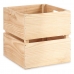 Úložný box Dřevo Přírodní hnědá (30 x 30 x 30 cm)