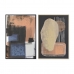 Maalaus DKD Home Decor Abstrakti Kaupunki 83 x 4,5 x 123 cm 84 x 4,5 x 123 cm (2 osaa)