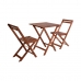Table set with 2 chairs EDM Acacia