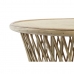 Mesa de apoio DKD Home Decor Marrom claro Bambu 60 x 60 x 52 cm