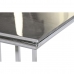 Jídelní stůl DKD Home Decor Stříbřitý Sklo Ocel (180 x 90 x 75 cm)