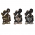 Figurine Décorative DKD Home Decor 20 x 14,5 x 33 cm Beige Doré Marron Colonial Africaine (3 Pièces)