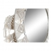 Espelho de parede DKD Home Decor ES-171097 75 x 2 x 75 cm Madeira Branco Macramé Boho