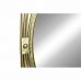 Veggspeil DKD Home Decor Metall Krystall Gyllen (41 x 2 x 98 cm)